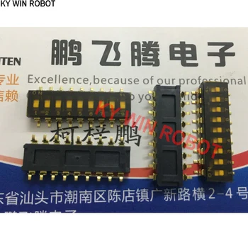 1DB Importált Japán CFS-0900TB tárcsázási kód kapcsoló 9 bites javítás 2.54 mm kulcs típus lapos tárcsa 9P