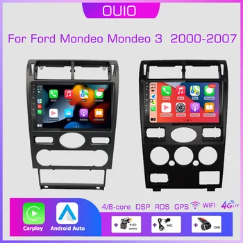 2din Android10 autórádió Multimédia Carplay Automatikus GPS Navigációs Ford Mondeo Mondeo 3 2000 2001 2002 2003 2004 2005 2006-2007
