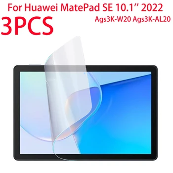 3 darab PET-Puha, Fólia képernyővédő fólia Huawei MatePad SE 10.1 inch 2022 Ags3K-W20 Ags3K-AL20 védő film Matepad SE