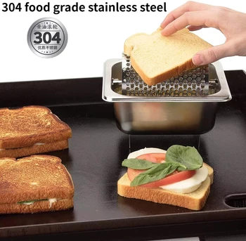 304 Élelmiszer Minőségű Rozsdamentes Acél Hordozható Vaj Applikátor Jogosultja Roller Vaj Adagoló Amerikai Burger Eszköz