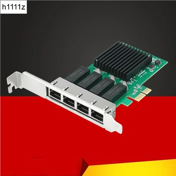 4 Port Hálózati Kártya PCI-Express x1, hogy Quad RJ45 Portok NIC RTL8111H Chip 10/100/1000Mbps Gigabit Ethernet Lan Kártya PC Asztali