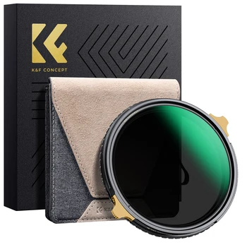 A K&F Koncepció 2in1 CPL&ND2-32 Szűrő Sárgaréz Keret 36 Multi-Bevonatos Zöld Film Optikai Üveg 67mm 72mm 77mm 82mm Kamera Lencse Szűrő