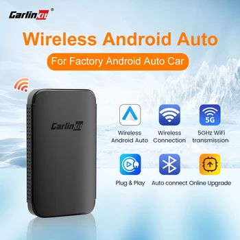 A2A CarlinKit 4 Android Automatikus Vezeték nélküli Plug & Play Automatikus Csatlakozás 5 ghz-es WiFi-Online Frissítés OEM Vezetékes AA Autók Android Telefonok