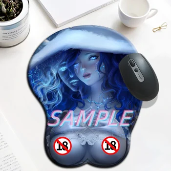 Anime Elden Gyűrű Ranni 3D Oppai Kawaii Gaming Mousepad Szexi Melleket Egér Pad Puha Szilikon Csukló Többi Játékos Seggét Mat