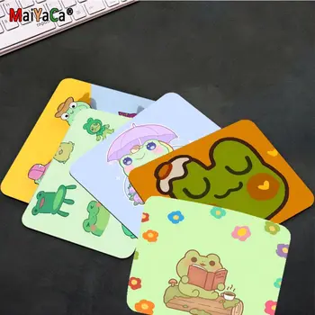 Aranyos Béka Mousepad Gumi Kis Megvastagodott Egér Pad Gaming Billentyűzet Táblázat Mat irodaszerek Szoba Decor for PC Egér Szőnyeg