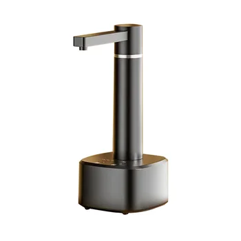 Automatikus Víz Adagoló Elektromos vízszivattyú állvánnyal USB Töltés 3-Futómű Okos Víz Szivattyú Adagoló, Fekete