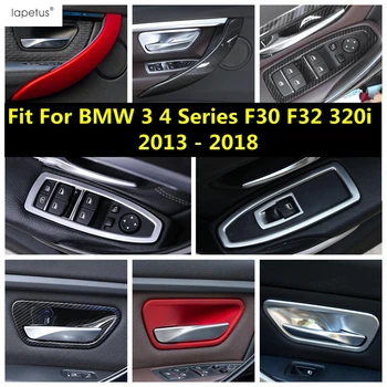 Autó Ablak, Lift Nyomógomb Panel a Kilincs Tál Karfa Szalag Takarja Trim Tartozékok BMW 3 4 Sorozat F30 F32 320i 2013 - 2018