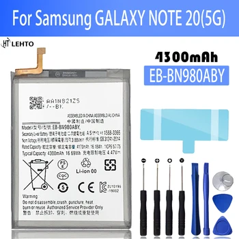 EB-BN980ABY Akkumulátor Samsung Galaxy Note 20 N980F SM-N980F/DS N980 Javítás Része Eredeti Kapacitás Telefon Akkumulátorok Volta