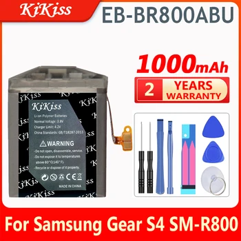 EB-BR800ABU Nagy Kapacitású 1000mAh akkumulátor Samsung Felszerelés S4 GearS4 SM-R800 (46mm/LTE) Okos-Vigyázz Csere Akkumulátor