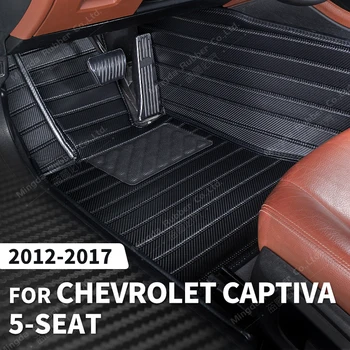 Egyéni Szénszálas stílus Szőnyegek A Chevrolet Captiva 5 hely 2012-2017 13 14 15 16 Méteres Szőnyeg Automatikus Belső Kiegészítők