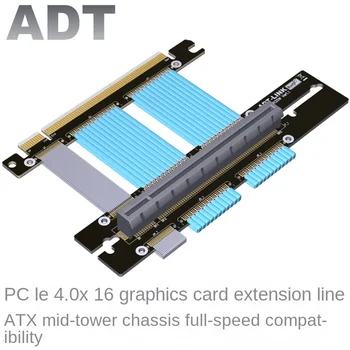 Grafikus kártya hosszabbító kábel PCIE 4.0 x16 kompatibilis az ASUS ROG alváz grafikus kártya adapter függőleges