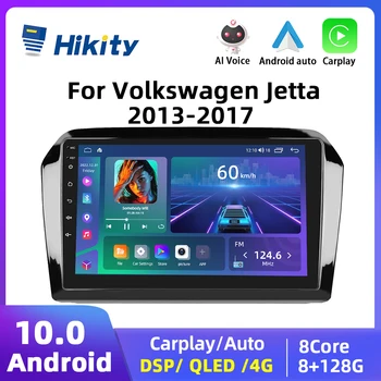 Hikity Android 2 Din Autós Multimédia Rádió A Volkswagen Jetta 2013-2017 Autó Sztereó Carplay Autoradio Navigációs GPS WIFI DSP