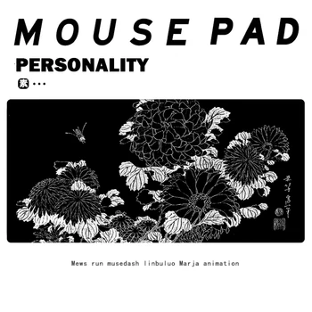 Japán Mousepad Gamer Ukiyo-e Íróasztal Mat Kreatív Xxl Egér Pad Irodai Kiegészítők Kiterjesztett Pc Anime 900x400 Egerek Billentyűzetek