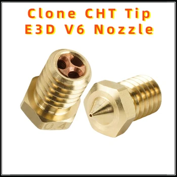 Klón CHT Tipp Fúvóka E3D V6-os Fúvóka 0.2 0.3 0.4 0.5 0.6 0.8 1.0 1.2 mm-es 3D-s Nyomtató Része, M6-os Menettel Fém a 1.75 mm 3 mm-es Szálban
