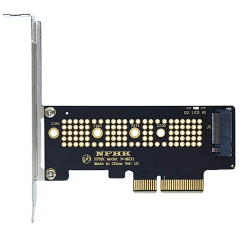 M. 2 NVME SSD NGFF, hogy a PCIE 3.0 X4 Adapter PCIE M2 Kelő Kártya Adapter Támogatás 2230 2242 2260 2280 Méret NVMe M. 2 SSD