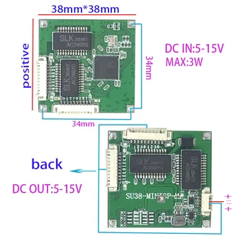 Mini PBCswitch modul PBC OEM modul mini méretű 8Ports Hálózati Kapcsolók Pcb-Testület mini ethernet kapcsoló modul 10/100Mbps OEM/ODM