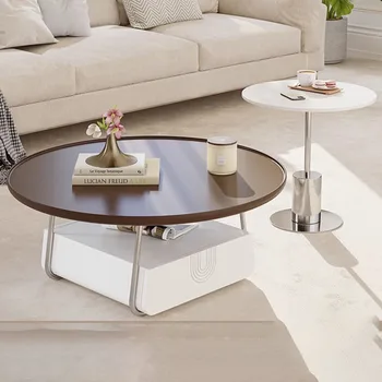 Modern Dohányzóasztal Nappali Luxus Design Premium Glam Asztalkák Minimalista Egyedi Mesa De Centro Ház Tartozékok