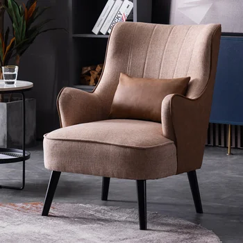 nyugi bőr nappali szék luxus egységes étkezési kanapé szék karját hálószoba hiúság woonkamer stoelen minimalista bútor