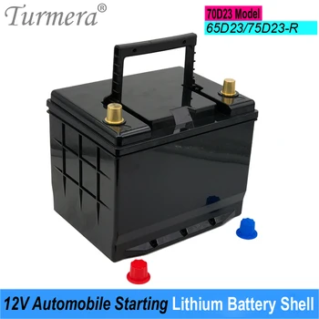 Turmera 12V Autó Kezdő Lítium Akkumulátorok Shell Autó Akkumulátor Doboz 70D23 Sorozat 65D23 75D23 Cserélje ki a 12V-os Ólom-Sav Használata