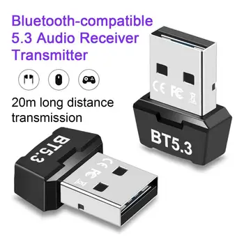 Univerzális USB Átalakító ABS Anti-interferencia Bluetooth-kompatibilis 5.3 Mini Vezeték nélküli USB Adapter jelátvitel