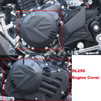 V-Strom 250 sportmotor Motoros Motor Kuplung Fedél Őr Magneto Protector Esetben Állórész Baleset Csúszkát A Suzuki V-Vihar DL250