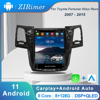 ZIRimer Android Tesla Képernyő autórádió Hifi, Multimédia-Lejátszó A Toyota Fortuner Hilux Revo 2007-2015-re WIFI Carplay Auto