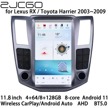 ZJCGO Autó Multimédia-Lejátszó, Hifi, GPS Rádió Navigáció Android 11 Képernyőn a Lexus RX RX330 RX400h RX300 RX350 / Toyota Harrier